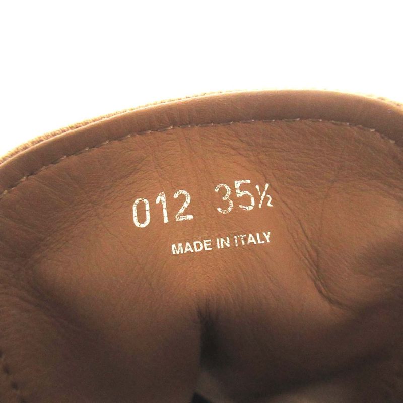 Prada Lace-up Combat Boots Short Boots 35.5 Equivalent To 22.5cm (8.86in) Brown