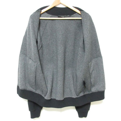 Prada Elbow Patch Zip Up Knit Jacket Blouson Size 48 Black Men's Used