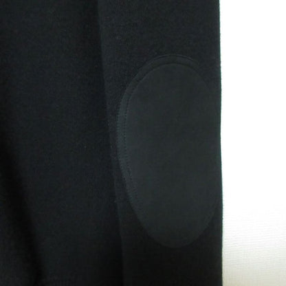 Prada Elbow Patch Zip Up Knit Jacket Blouson Size 48 Black Men's Used