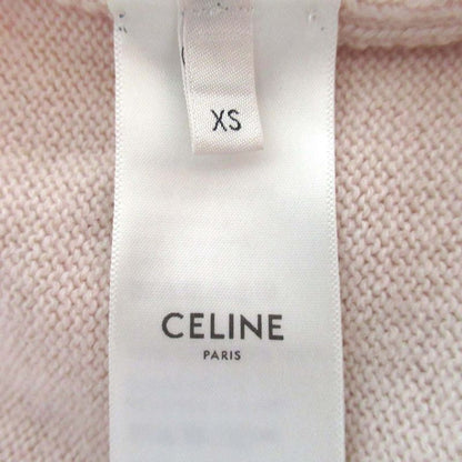 Celine Eddie Period 100% Cashmere Embroidered Long Sleeve High Neck Knit