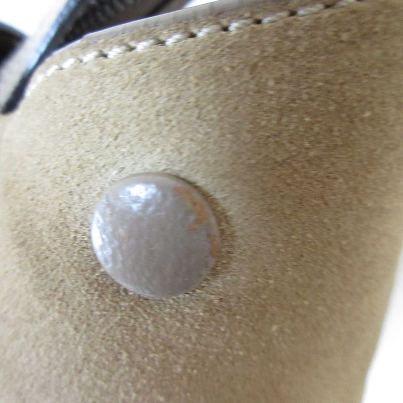 Good Celine Trapeze 2way Handbag Shoulder Bag Beige Ladies Used