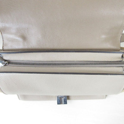 Good Celine Trapeze 2way Handbag Shoulder Bag Beige Ladies Used