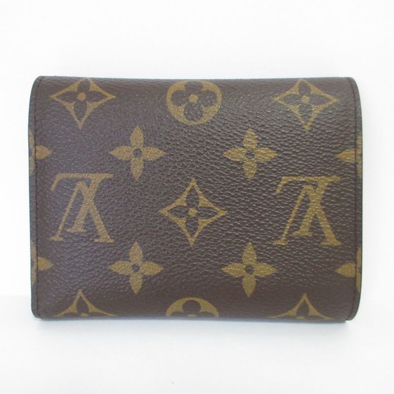Louis Vuitton Portefeuille Victorine Monogram Trifold Wallet M41938 Brown
