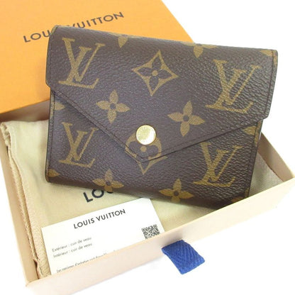 Louis Vuitton Portefeuille Victorine Monogram Trifold Wallet M41938 Brown