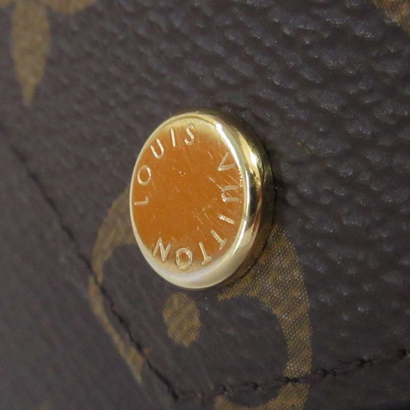 Louis Vuitton Portefeuille Victorine Monogram Trifold Wallet M41938 Brown