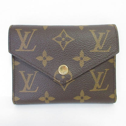Louis Vuitton Portefeuille Victorine Monogram Trifold Wallet M41938 Brown