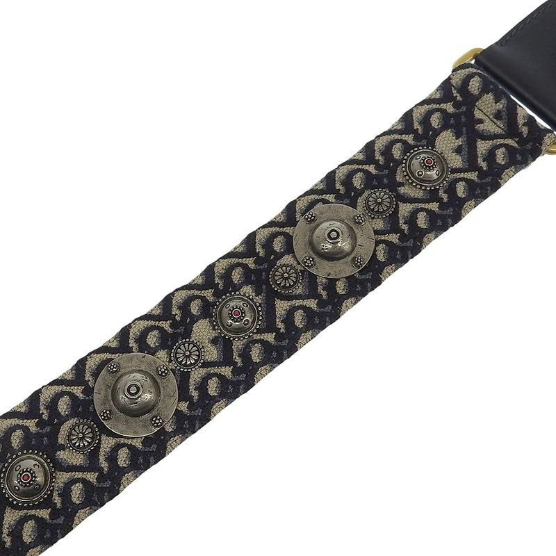 Christian Dior Shoulder Strap for Oblique Bag Navy Women's Used