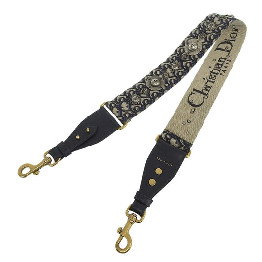 Christian Dior Shoulder Strap for Oblique Bag Navy Women's Used