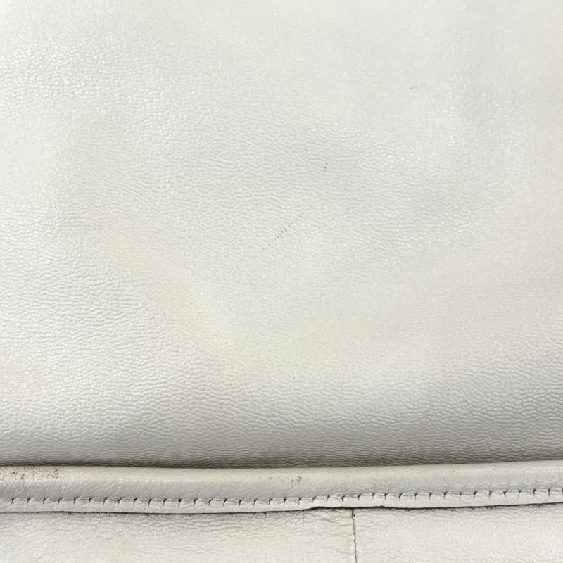 Gucci Horsebit Leather Tote Bag 623694 Off White and Gold Color Hardware
