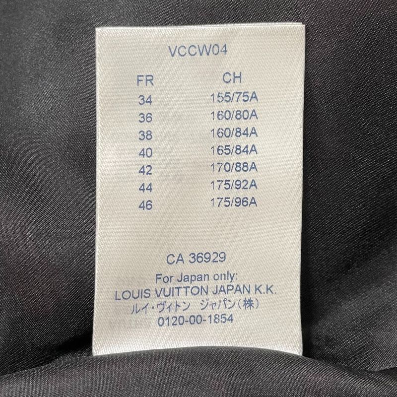 Cleaned Louis Vuitton Ruffle Open Shoulder Dress Rw181b Qrl Feds20 Size 34