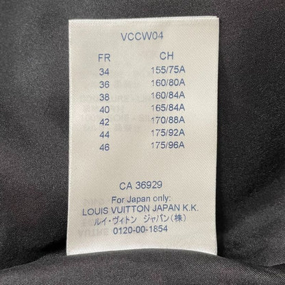 Cleaned Louis Vuitton Ruffle Open Shoulder Dress Rw181b Qrl Feds20 Size 34