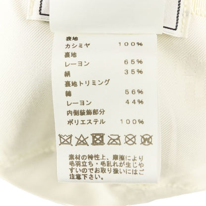 Hermes Cashmere Calvi Serie Button Bucket Hat H222020n Size 56 Beige Ladies Used