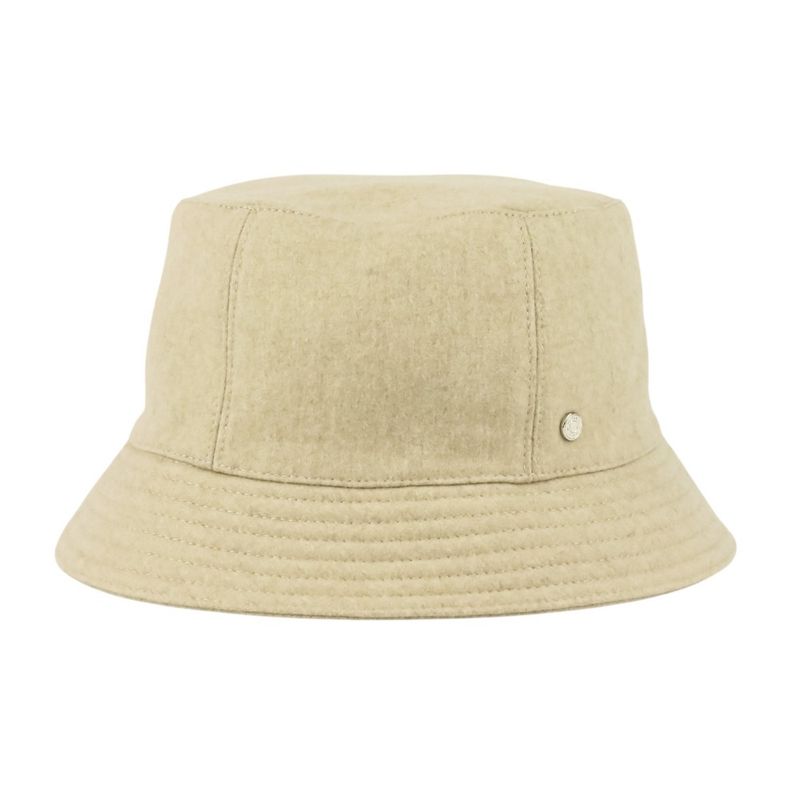 Hermes Cashmere Calvi Serie Button Bucket Hat H222020n Size 56 Beige Ladies Used