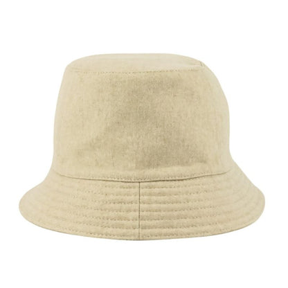Hermes Cashmere Calvi Serie Button Bucket Hat H222020n Size 56 Beige Ladies Used