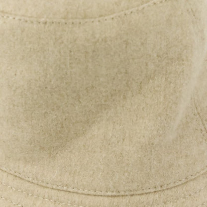 Hermes Cashmere Calvi Serie Button Bucket Hat H222020n Size 56 Beige Ladies Used
