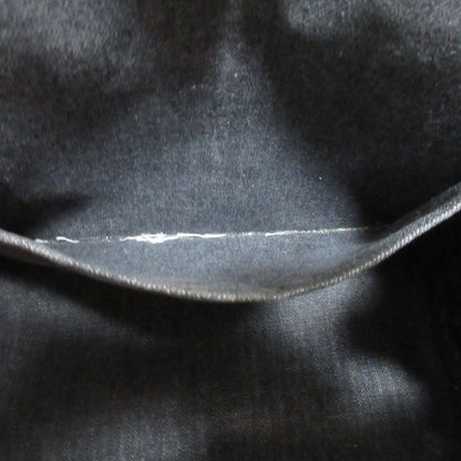 Good Prada Canapa Triangle Logo Plate 2way Tote Bag Shoulder Bag Black and Gold