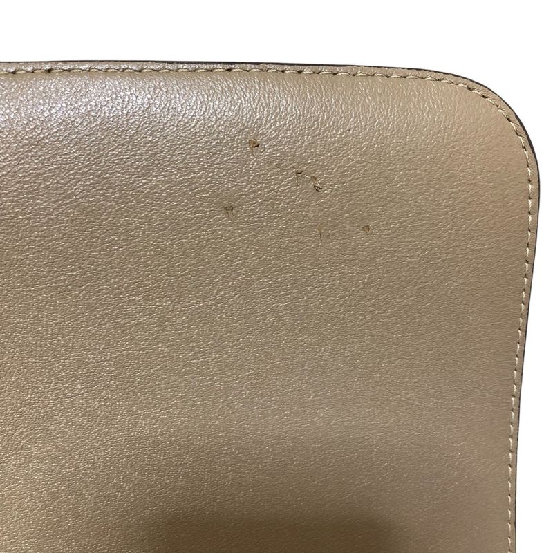 Good Celine Trapeze Medium 2way Handbag Shoulder Bag Beige Ladies Used