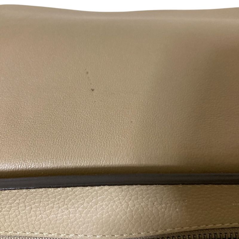 Good Celine Trapeze Medium 2way Handbag Shoulder Bag Beige Ladies Used