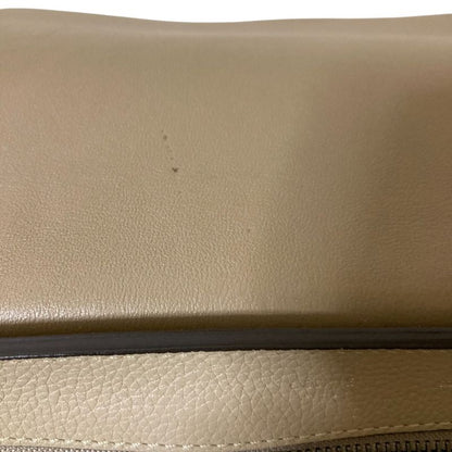 Good Celine Trapeze Medium 2way Handbag Shoulder Bag Beige Ladies Used