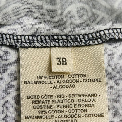 24ss Hermes Nausa Chaine D'ancre Long Sleeve Cut and Sewn T-Shirt Size 38 Black