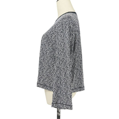 24ss Hermes Nausa Chaine D'ancre Long Sleeve Cut and Sewn T-Shirt Size 38 Black