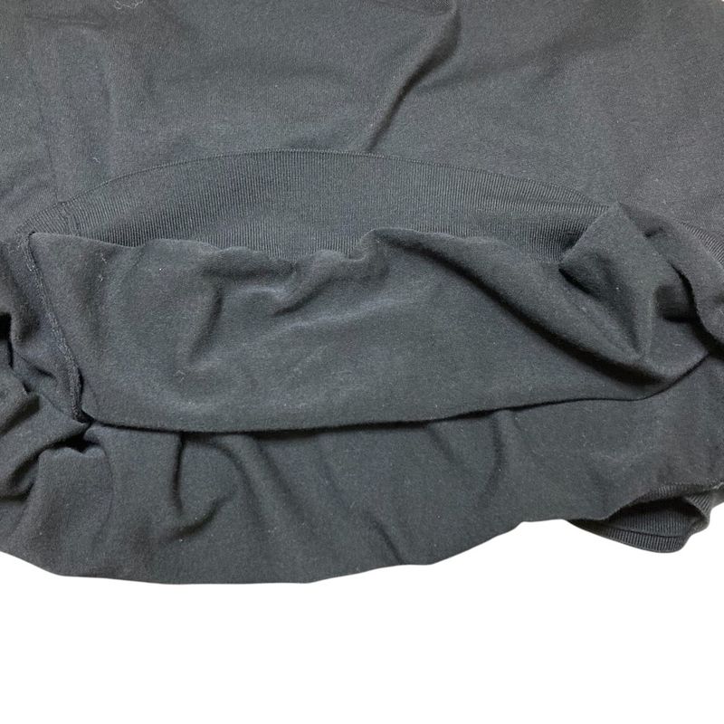 Prada Abito Mc Stretch Wool Knit Polo Dress 23765 Size 38s Black Women's Used