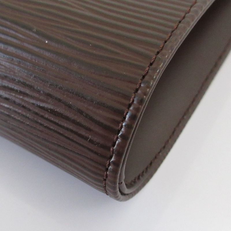 Louis Vuitton Epi St Tropez Handbag M5246d Brown Women Used