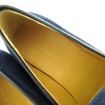 Unused Gucci Jordane Suede Horsebit Loafers 404069 Size 35.5 Approx 22.5cm