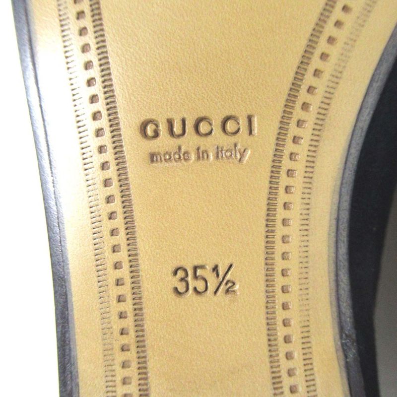 Unused Gucci Jordane Suede Horsebit Loafers 404069 Size 35.5 Approx 22.5cm