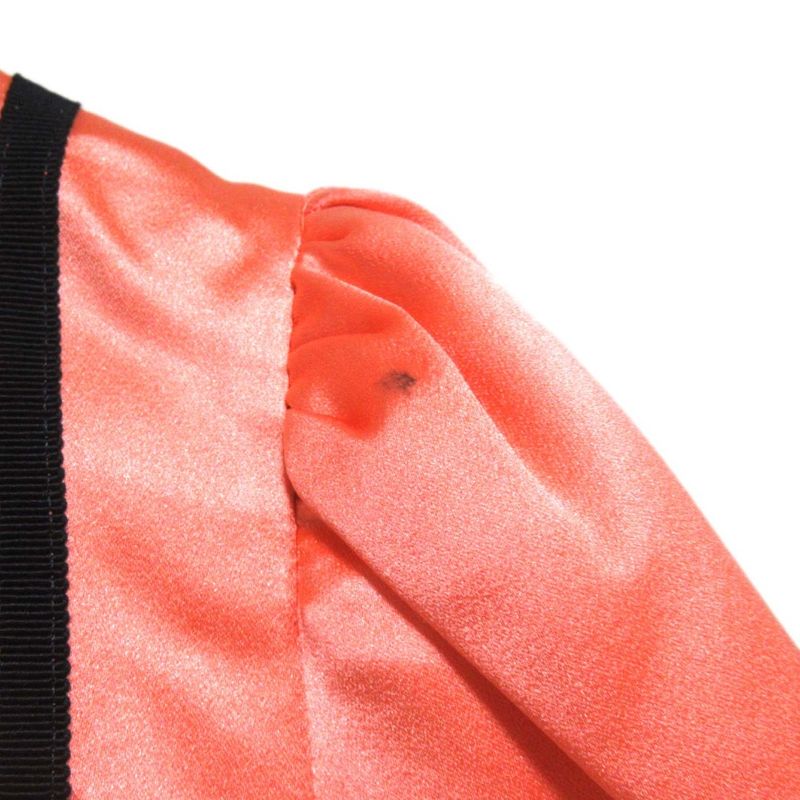 Good 23ss Gucci X Adidas Silk Ruffle Shirt Dress 723272 Size 42 170/92y Pink