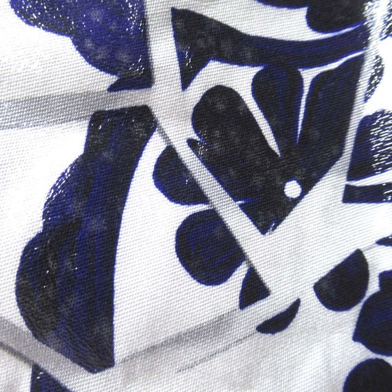 Good Gucci Flower Print PVC Coated Belted Stainless Steel Collar Coat Size 42