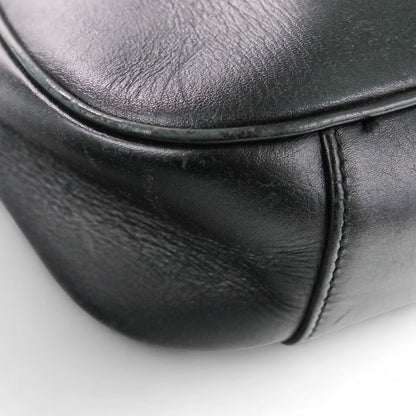 Gucci Bamboo GG Canvas 2way Handbag One Shoulder Bag 4058 Black Men Women Used