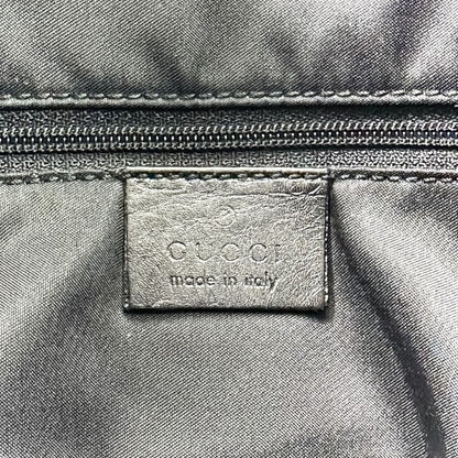 Gucci Bamboo GG Canvas 2way Handbag One Shoulder Bag 4058 Black Men Women Used