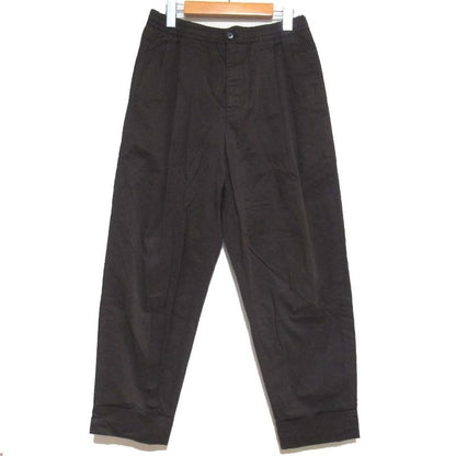 22ss Hermes Two Tuck Draw String Ring Tapered Pants Brown Men's Used