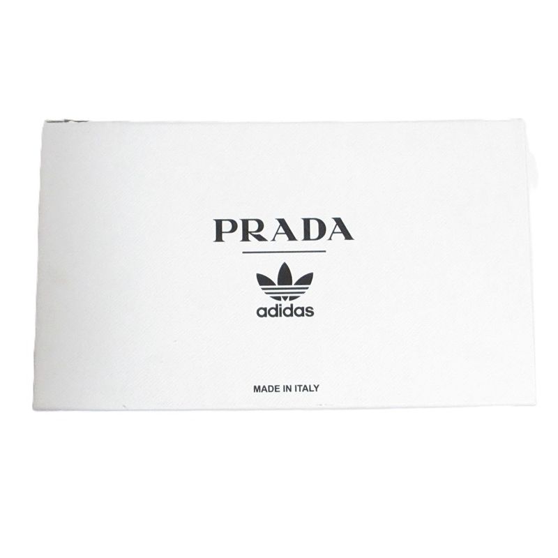 Prada×adidas Superstar Low Cut Sneakers 2eg321 24.0cm (9.45in) White Silver