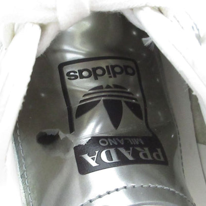 Prada×adidas Superstar Low Cut Sneakers 2eg321 24.0cm (9.45in) White Silver