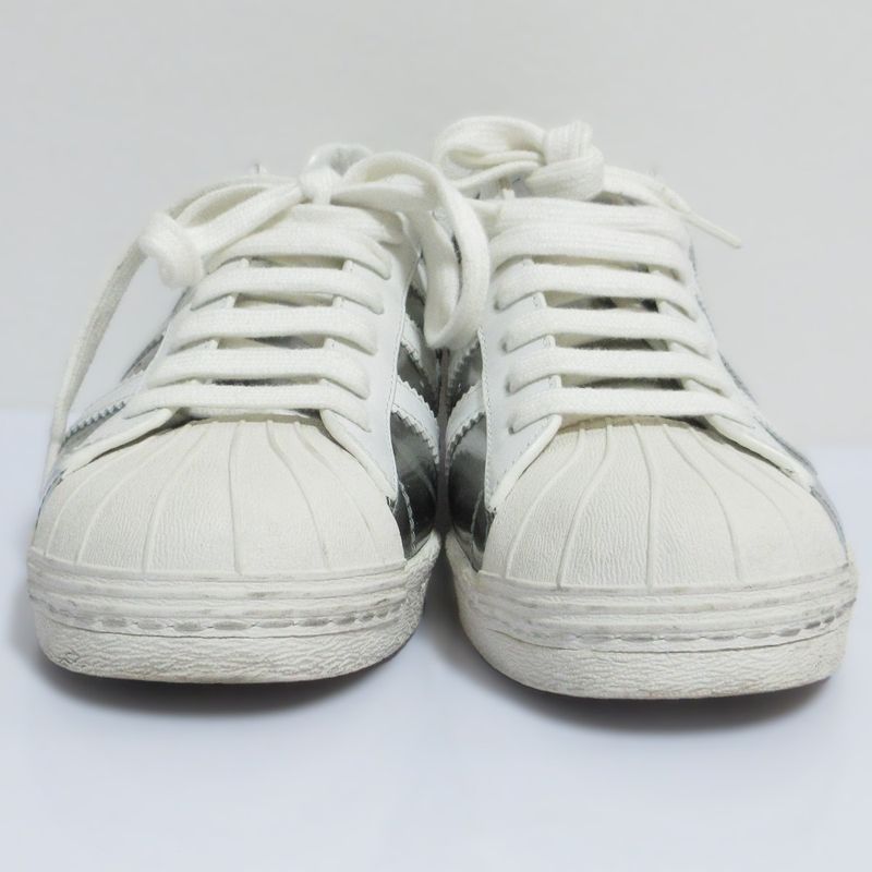 Prada×adidas Superstar Low Cut Sneakers 2eg321 24.0cm (9.45in) White Silver
