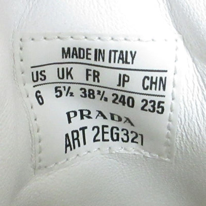 Prada×adidas Superstar Low Cut Sneakers 2eg321 24.0cm (9.45in) White Silver