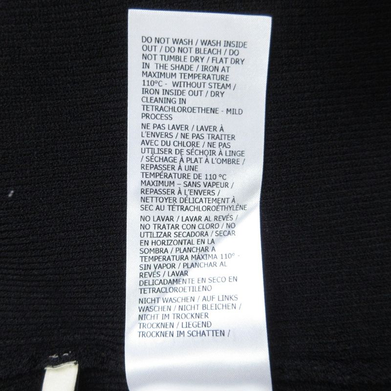 22ss Gucci Long Sleeve Heart Neck Ribbed Knit Top Sweater 670629 S Black