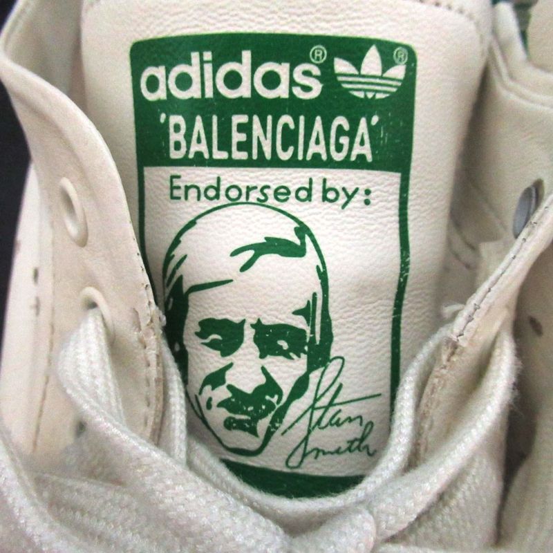 Balenciaga×adidas Balenciaga Adidas Stan Smith Damaged Sneakers 721836 24.5cm