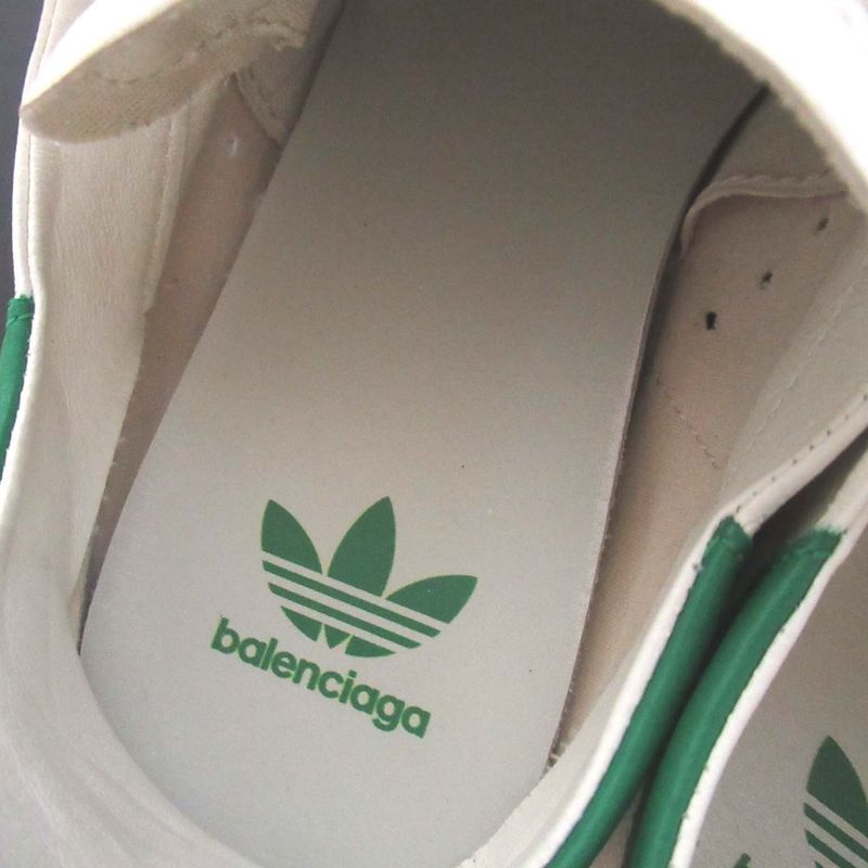 Balenciaga×adidas Balenciaga Adidas Stan Smith Damaged Sneakers 721836 24.5cm