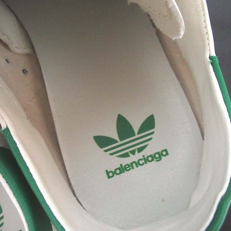 Balenciaga×adidas Balenciaga Adidas Stan Smith Damaged Sneakers 721836 24.5cm
