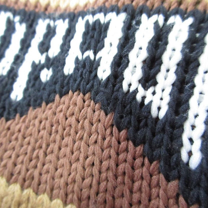 Prada Logo Cashmere Knit Cardigan P25g51 Size 40 Camel Women's Used