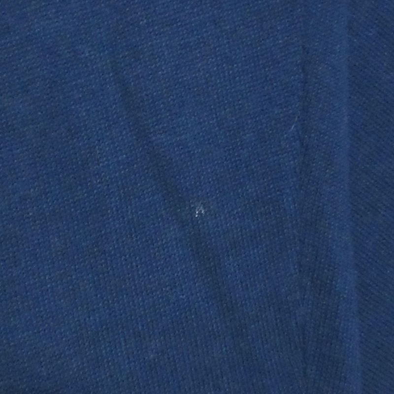 Good Hermes Festival Twill Raine Long Sleeve Knit Polo Shirt Size L Navy