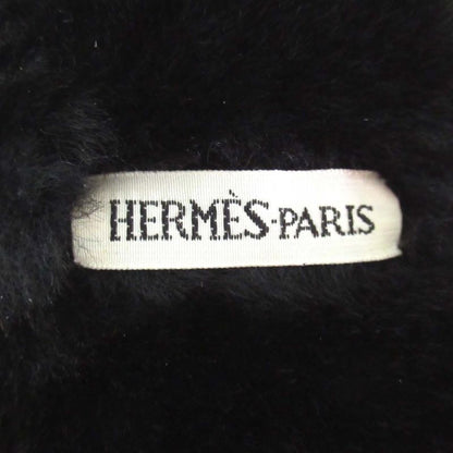 Hermes Margiela Period Mouton Boots Long Boots 23.5cm (9.25in) Equivalent Dark