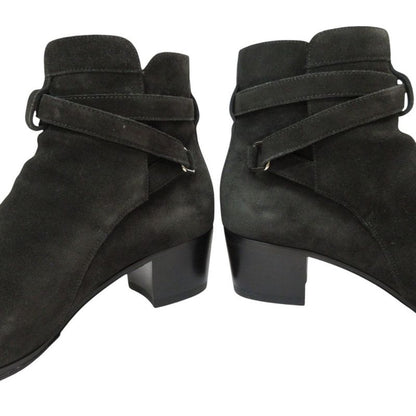 Saint Laurent Paris Suede Wyatt Jodhpur Boots Short Boots 38 1/2 24.5cm