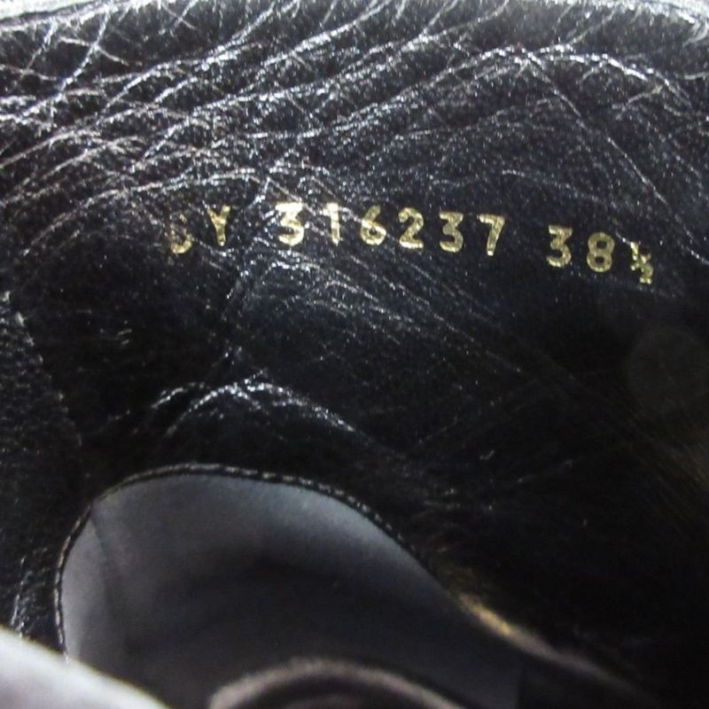 Saint Laurent Paris Suede Wyatt Jodhpur Boots Short Boots 38 1/2 24.5cm