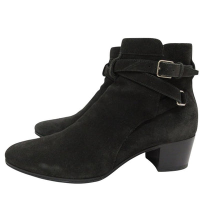 Saint Laurent Paris Suede Wyatt Jodhpur Boots Short Boots 38 1/2 24.5cm