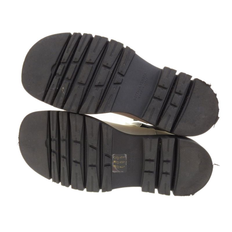 Good Bottega Veneta Rag Boots Leather Chelsea Boots 39 Approx 26cm (10.24in)