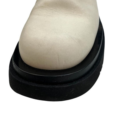 Good Bottega Veneta Rag Boots Leather Chelsea Boots 39 Approx 26cm (10.24in)